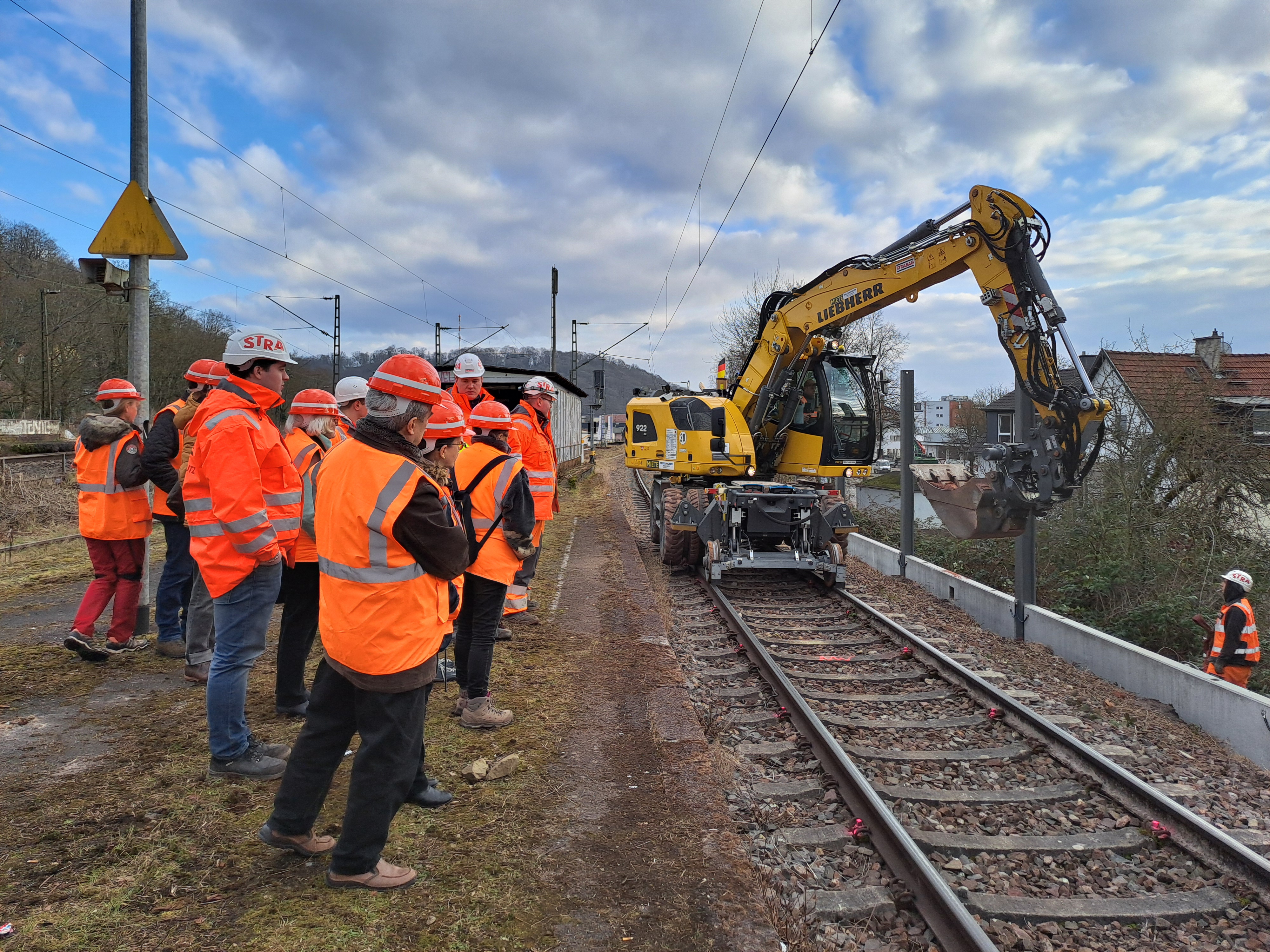 Baustellenbesichtigung in Saarbrücken Ost